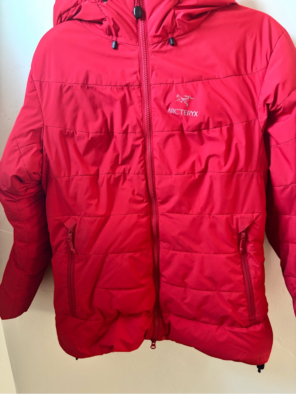Arc'teryx Red Puffer Coat